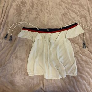 American Eagle off the shoulder top